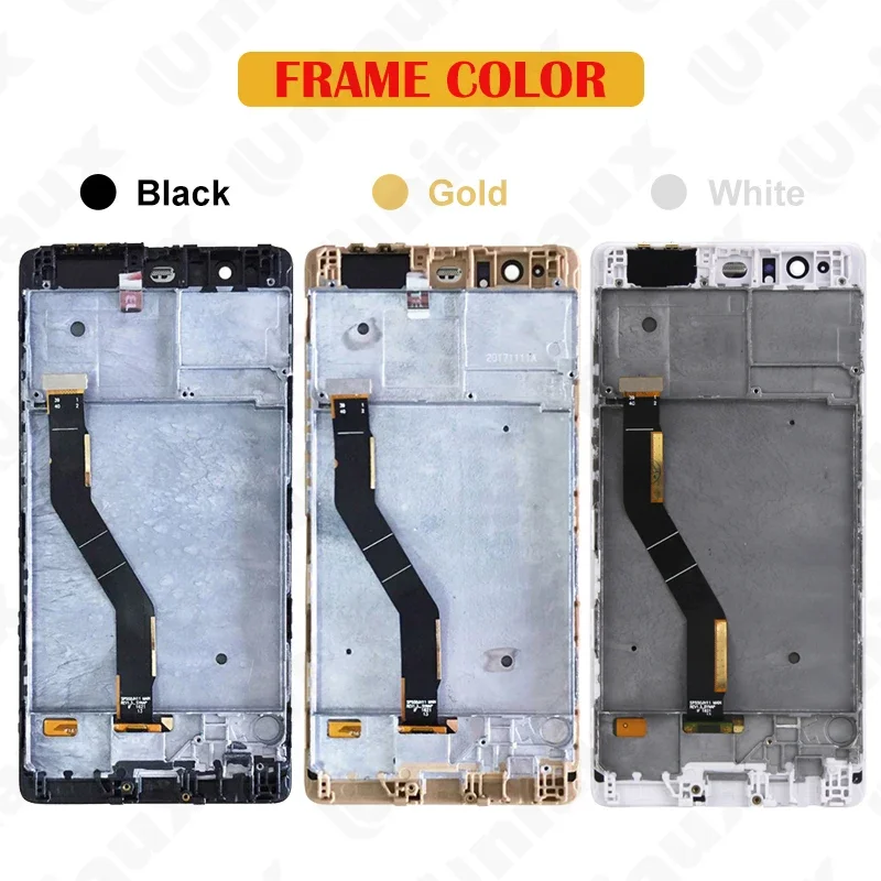 5.5 "Originele Display Voor Huawei P9 Plus LCD Display Digitizer Touch Screen Montage met Frame P9 Plus Scherm panel Vervanging