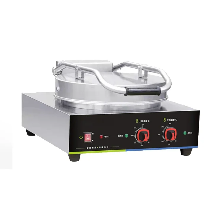 

Hot Selling Commercial Automatic Double Side Heating Electric Baking Pan Pancake Maker Bean Paste Cake Paste Cake Machine
