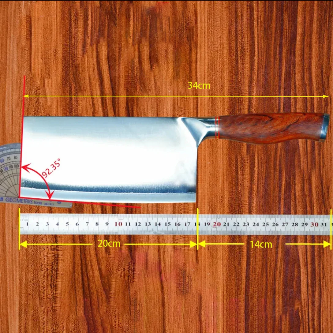 8 Inch Slicing Knife Welding M390 Steel Blade Durable Sharpness Razor Sharp Chef Cutting Vegetables Cleaver Meat Kitchen Knives
