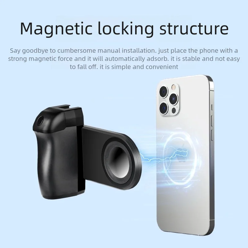 MagSafe الهاتف الذكي كاميرا مصراع قبضة بلوتوث Selfie مقبض كاميرا قبضة استقرار عمودي أفقي تبادل لاطلاق النار Vlog/YouTube