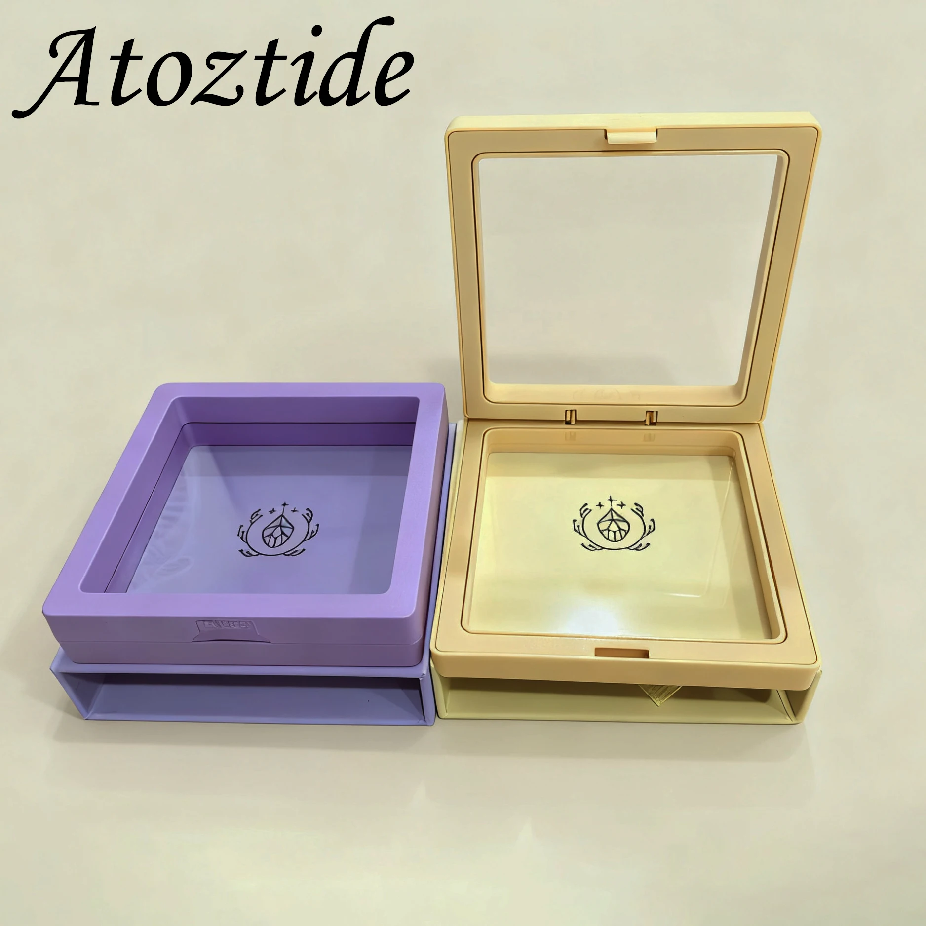 

Atoztide портативные шкатулки для драгоценностей серьги ожерелье браслет бумажная упаковочная коробка дорожный органайзер дисплей подарок готовый футляр для хранения