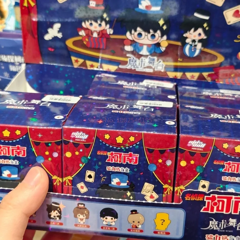 ของแท้ ชุดนักสืบโคนัน ซีรีส์เวทมนตร์บนเวที กล่องสุ่มแม่เหล็กติดตู้เย็น ของตกแต่ง รุ่นราเชล ตุ๊กตาของเล่น ของขวัญ