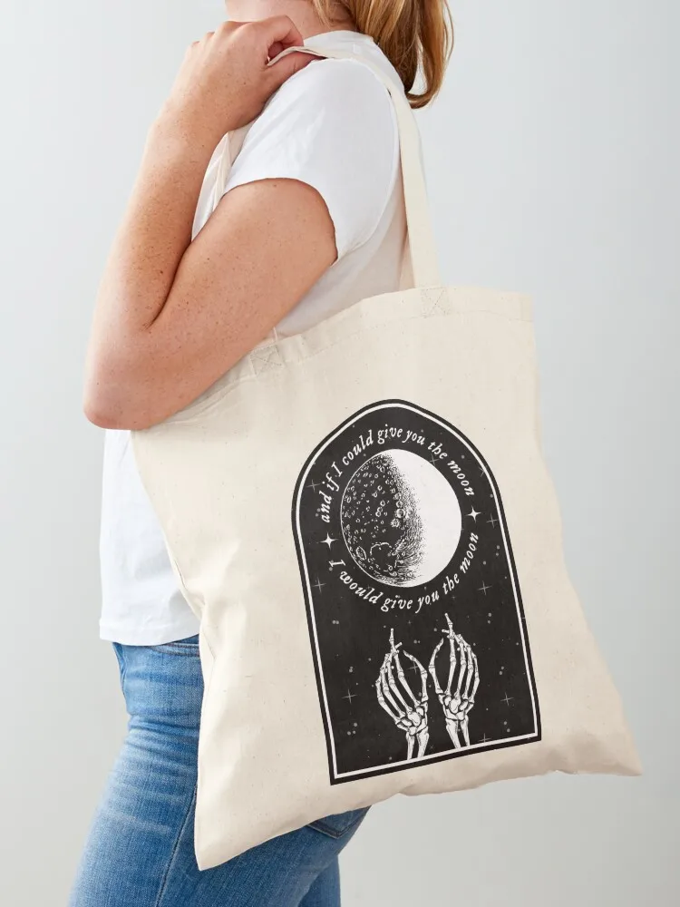 

give you the moon Tote Bag canvas tote Canvas shoulder bag tote bags cloth bags hand bags