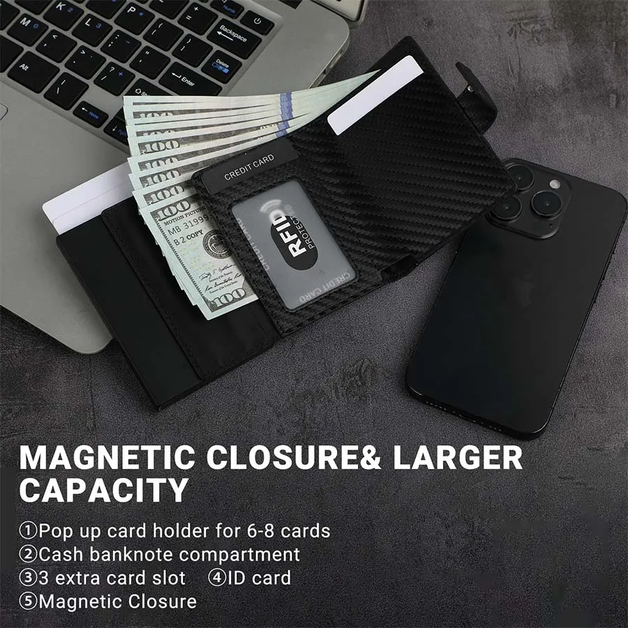 تتفاعل حامل بطاقة الائتمان الرجال محافظ ل أبل Airtag ألياف الكربون حامل البطاقة محفظة نسائية للعملات المعدنية محافظ صغيرة الحد الأدنى لعلامة الهواء
