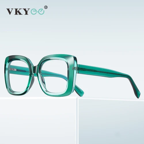 Imagen 2 del producto VICKY, nuevas gafas de lectura con montura grande para mujer, antiluz azul, moda personalizada con lentes graduadas, miopía, hipermetropía 2171