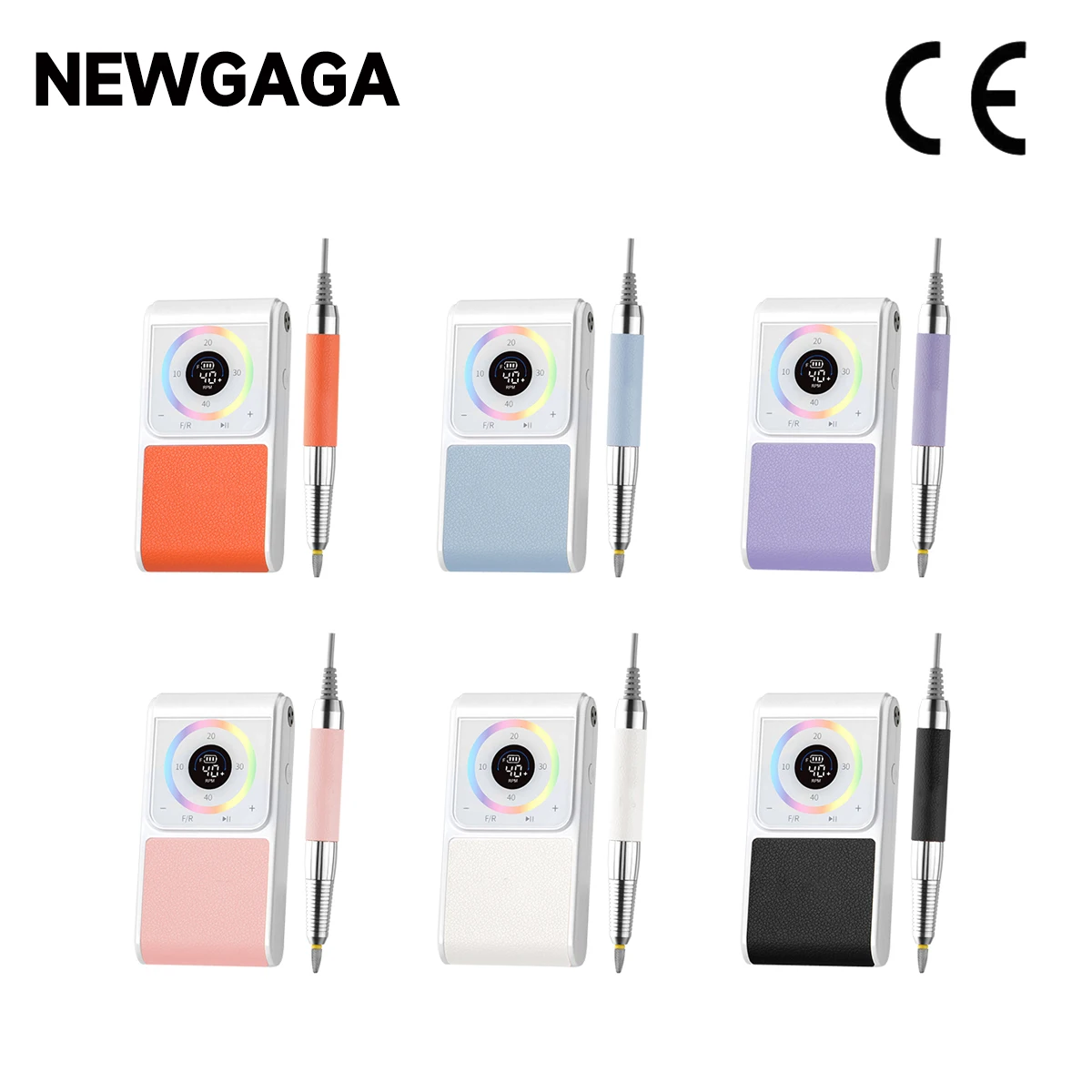 

Portable Adjustable 0-40000RPM Nail Art Low Noise Brushless Electric Sander Dead Skin Nail Remover Pen Handheld Nail Salon