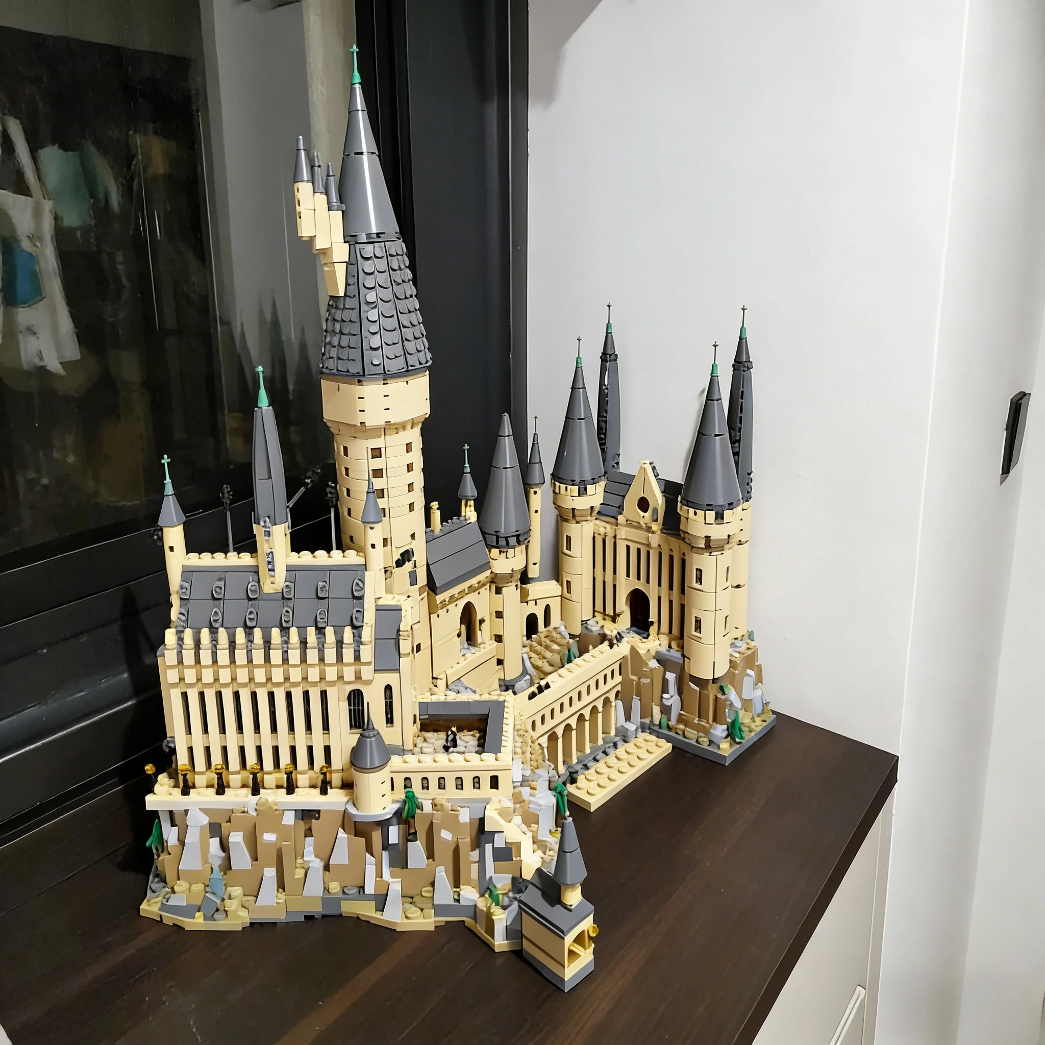 Miniature Magic Castle Model 71043Building Blocks Sets Suitable for Birthday Gifts Not Compatible with Legoed Particles ，6020pcs
