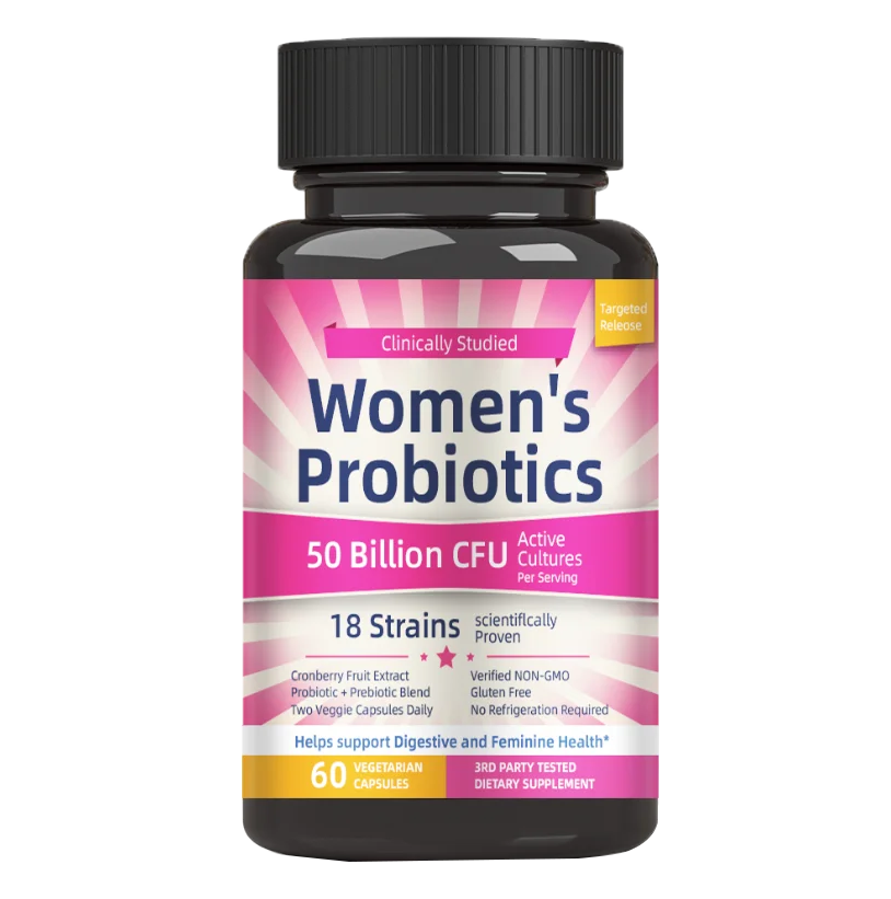 Probiotics 50 Billion CFU 36 Strains Contains Prebiotics and Digestive Enzymes for Digestion and Immune Support Vegan, Non-GMO