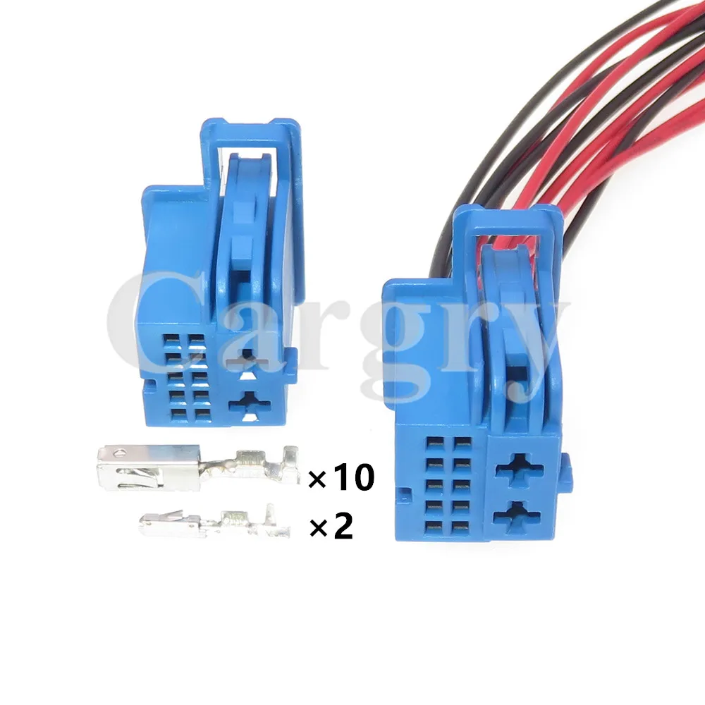 1 Set 12P Car Parts Auto Replacement Unsealed Plug AC Assembly Composite Connector Automobile Electric Wiring Socket