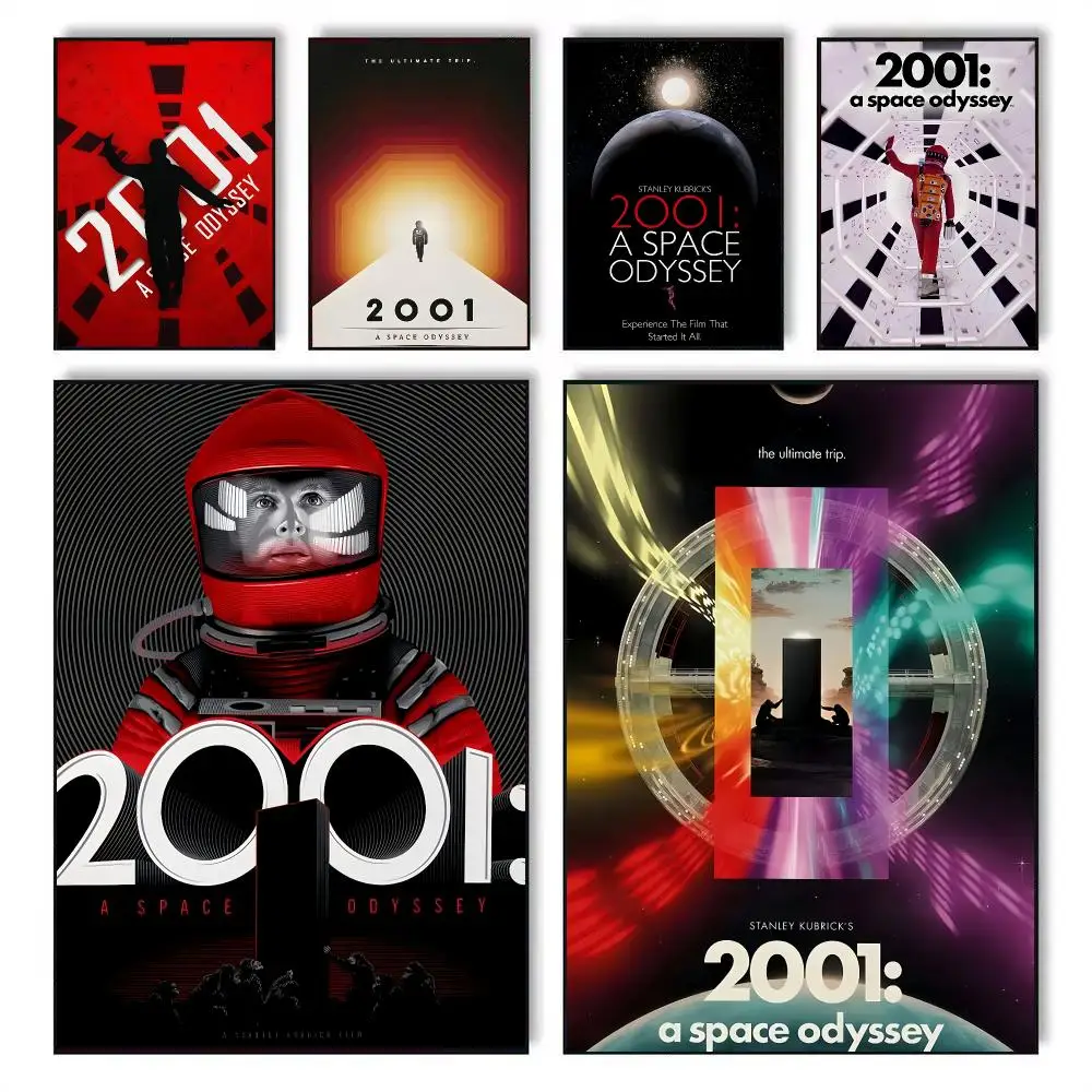 Film 2001 A S-Space O-Odyssey HAL 9000 Painting Calligraphy Stylish Canvas Poster Wall Art for Bedroom Home Decor Gift