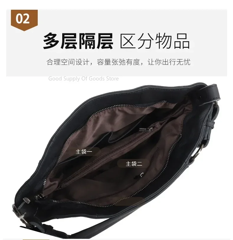 Высококачественная женская роскошная сумка из натуральной коровьей кожи, универсальная женская сумка через плечо большой вместимости, высококачественная дорожная сумка