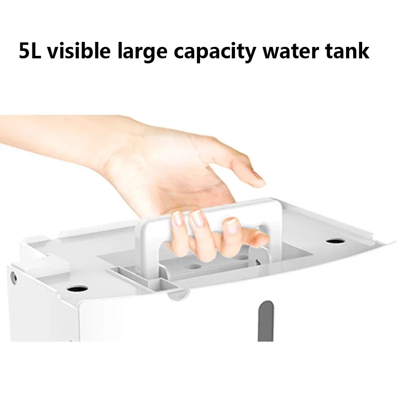 เครื่องลดความชื้นในอากาศ20L/วัน MD-28E ขนาดเล็กไร้เสียงห้องนอนสูง60m ไฟฟ้า2เครื่องอบลดความชื้นในเครื่องอบผ้า