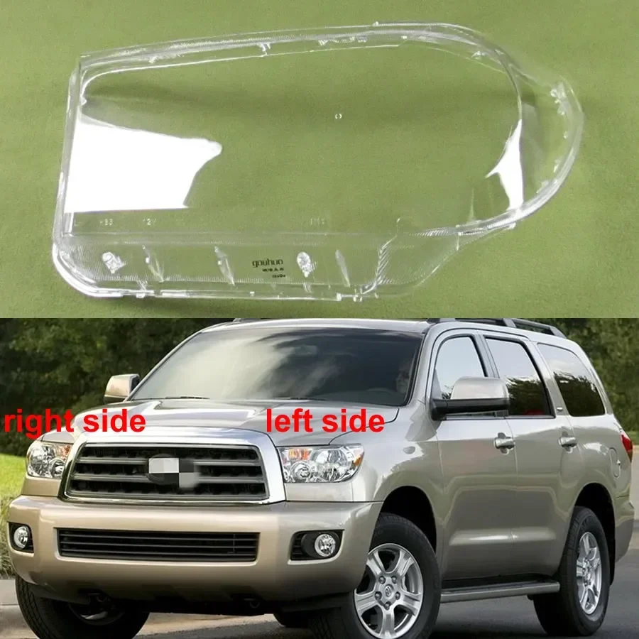 

For Toyota Tundra 2007 2008 2009 2010 2011 Headlight Cover Shade Headlamp Shell Transparent Lampshade Case Lens Plexiglass