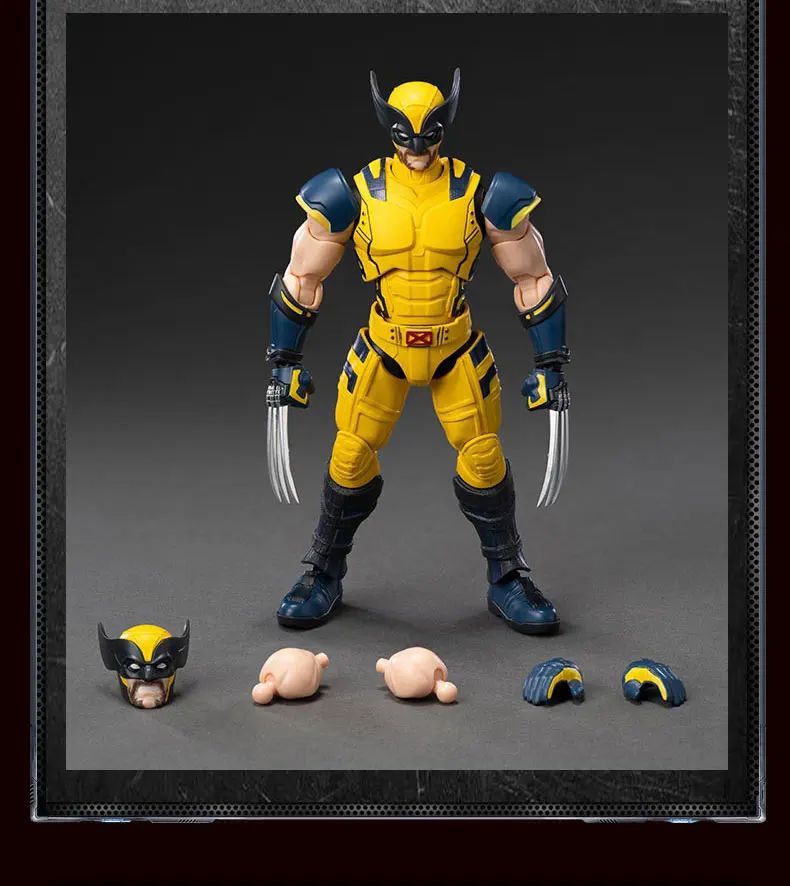 Blokees Deadpool 3 Wolverine Action Figures Spider-Man Movie Version Deadpool & Friend Series Collections Figures Adult Gift