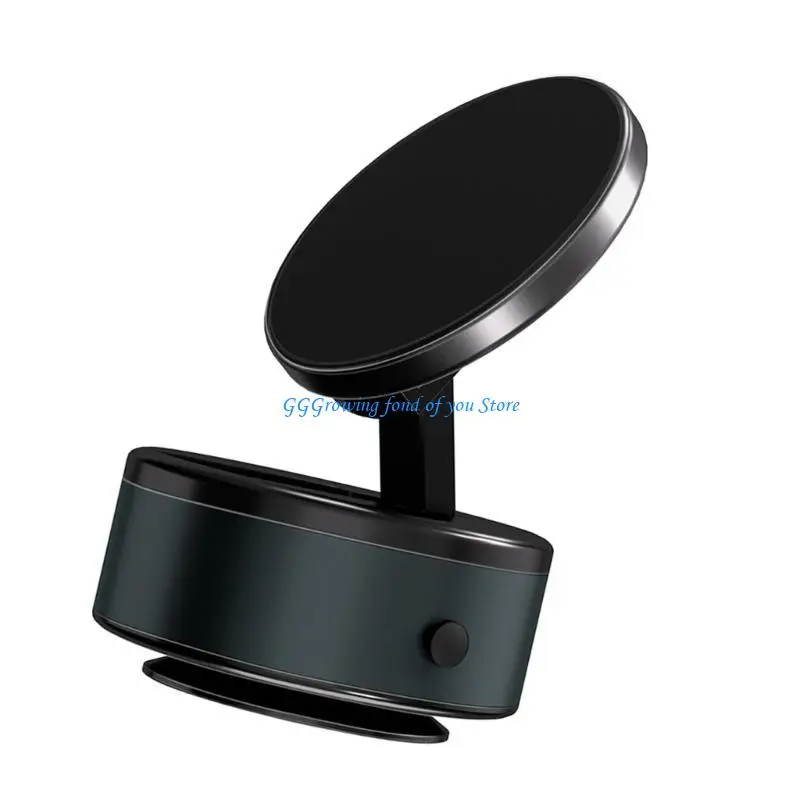 H9EB Car Smartphone Mount Support Bracket with Vacuum Suction Foldable and Rotatable High Strength for Navigation Video Calls