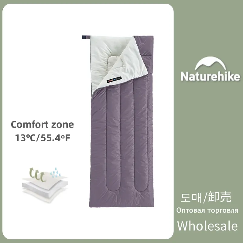 

Naturehike Outdoor Camping Hiking Lightweight Envelope Cotton Sleeping Bag Travel Breathable Comfortable Waterproof Sleeping Bag