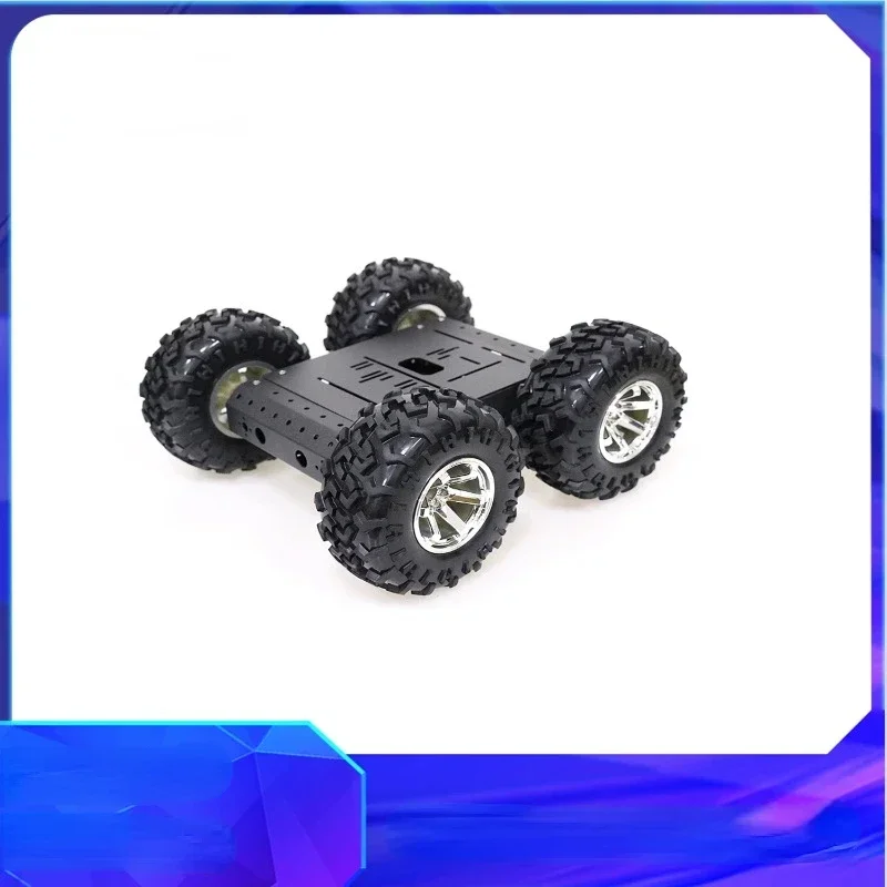 C3 intelligent car, 4-wheel drive, 4WD chassis, DIY mobile robot, aluminum alloy material