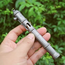 TC4 Titanium Tactical Pen EDC Retro Gun- Bolt Neutral G2 Signature Pen Personalized Stationary