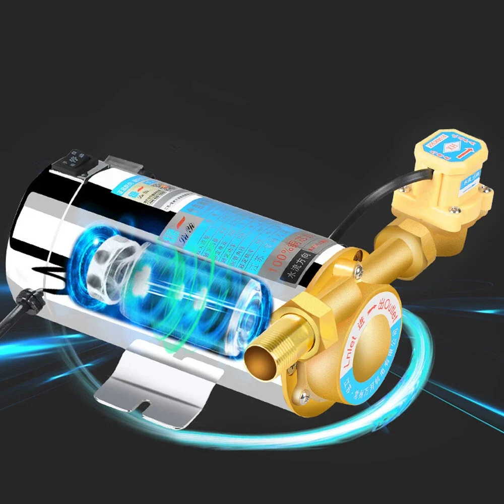 220V Automatic Water Pressure Pump Booster Pump For Home Garage Garden Shower Washing Machine 100W