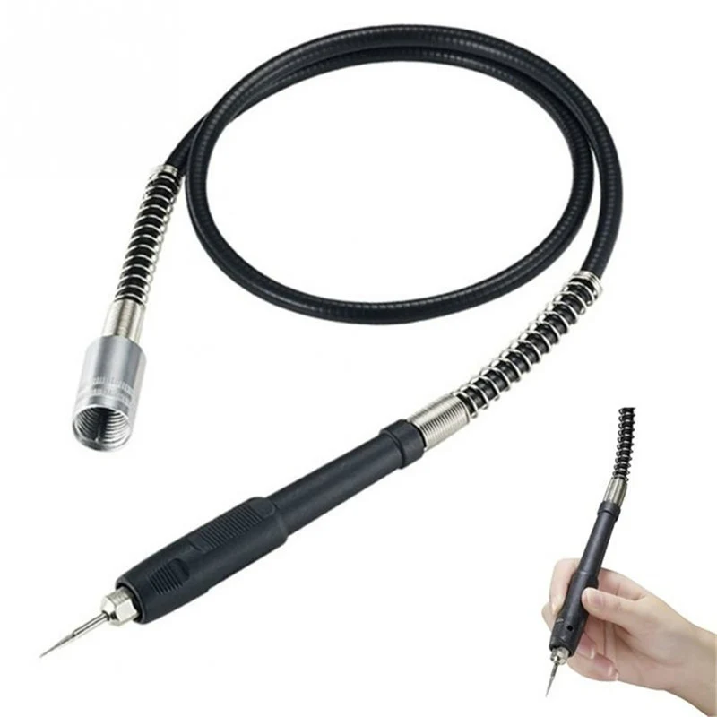 Cable de extensión Flexible de 3mm, herramienta de amoladora rotativa, rectificado eléctrico, eje Flexible, grabado, accesorios Dremel