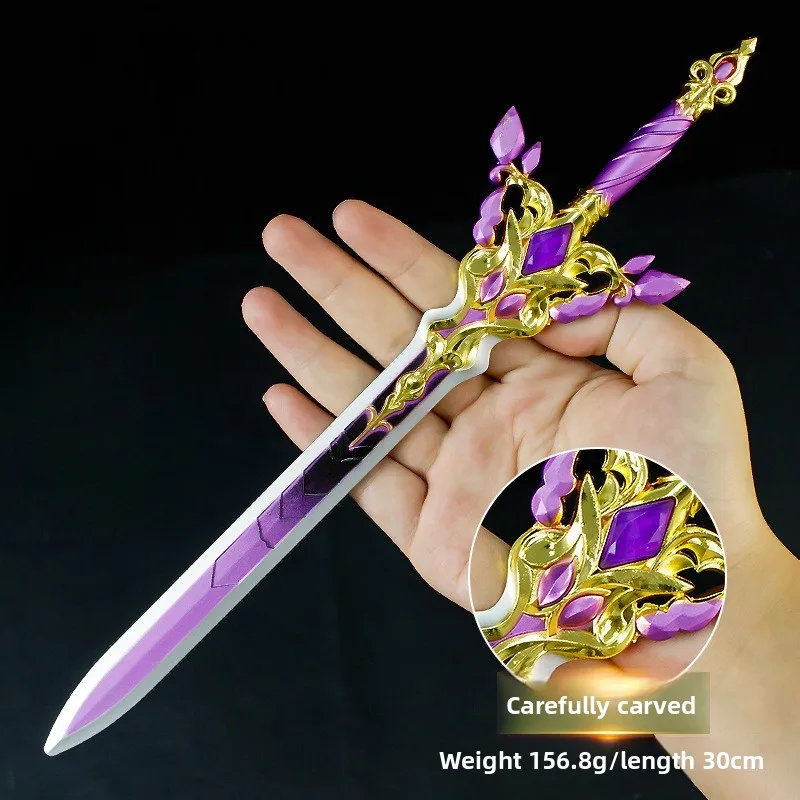 30 سنتيمتر لعبة الأجهزة الطرفية شيوى شيان تشوان تشانغ السيف المعادن الحرفية الأسلحة نموذج تحصيل مكتب الحلي الإبداعية هدية عيد ميلاد لعبة