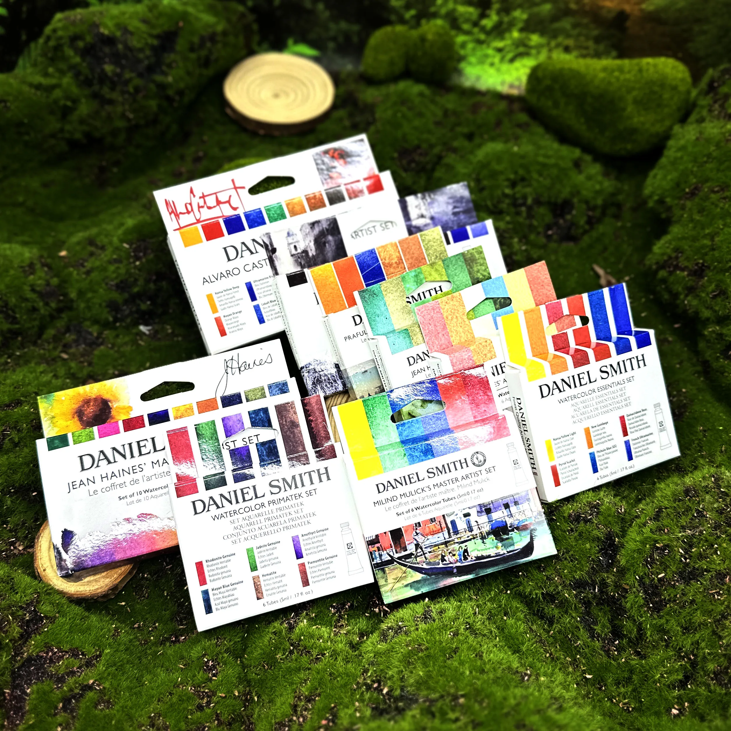 Daniel Smith Extra Fine Watercolor Paint Set Mineral Bead Light Color 5ml Artist Watercolor ALVARO JEAN HANINS Set Art Supplies