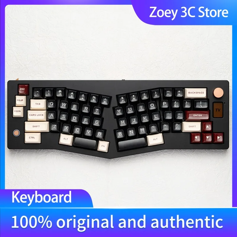 CIDOO ABM066 Mechanical Keyboard Alice Layout Wireless Tri-mode Customized Gasket Structure TFT Screen Hot-Swap Multimedia Gift