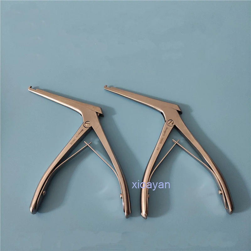 Ophthalmic rongeur mastoid rongeur stainless steel push-plate instrument gun rongeur microscopic treatment