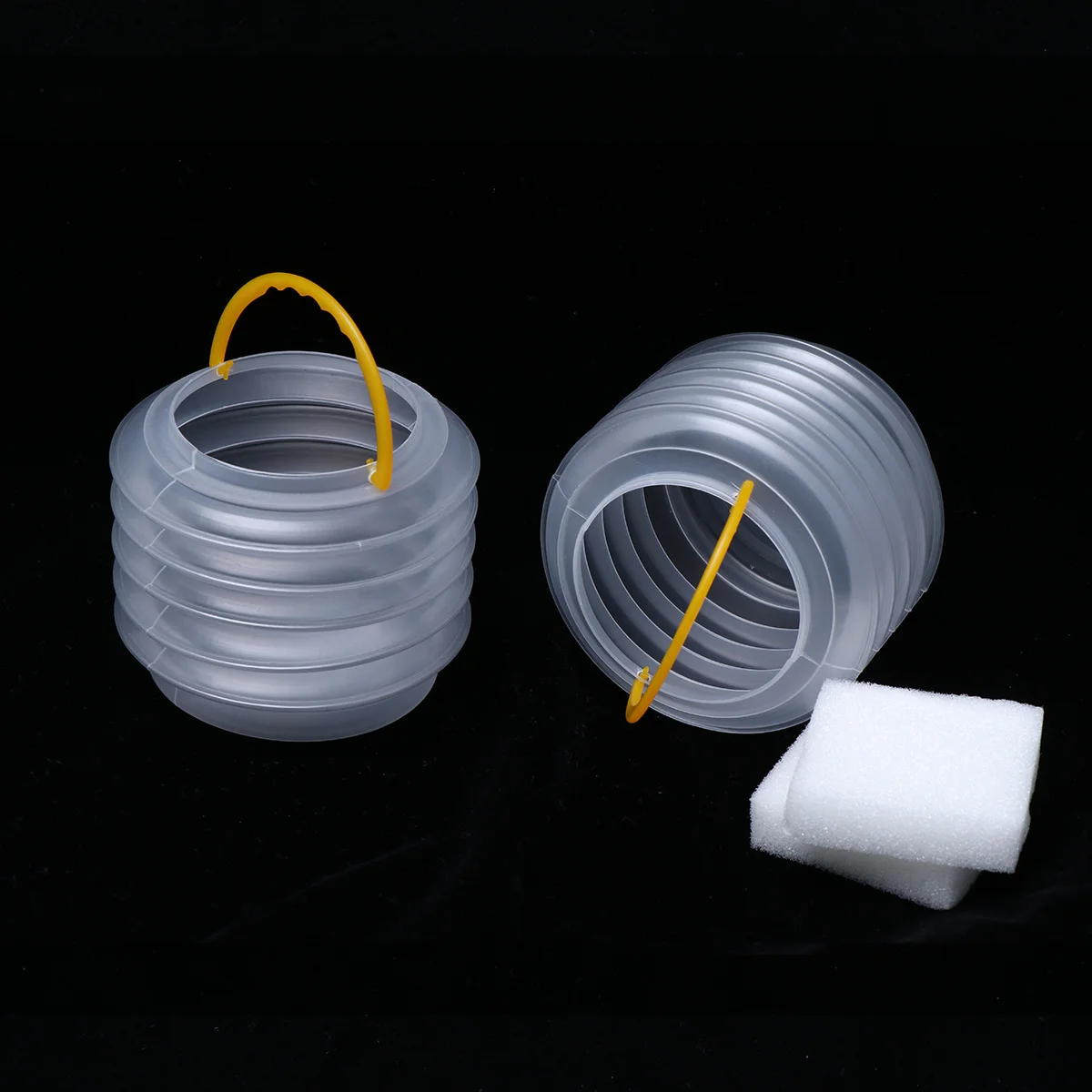 

Bucket for Paint Brush Washing 4 Pcs Watercolor Painting Tool Holder Pen Storage Cup Desktop Organizer Makeup Brush Rinser