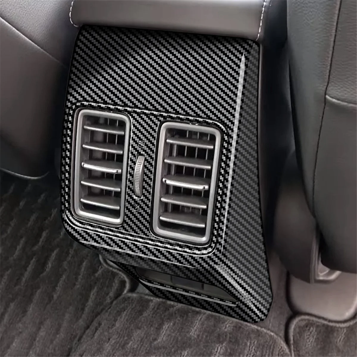 Car Rear Air Conditioner Vent Outlet Frame Anti-Kick Panel Cover Trim for Honda WRV 2024 Japanese