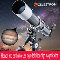 Celestron 80DX Professional Astronomical Telescope EQ Stargazing Deep Space High Magnification HD Imaging for Astrophysics