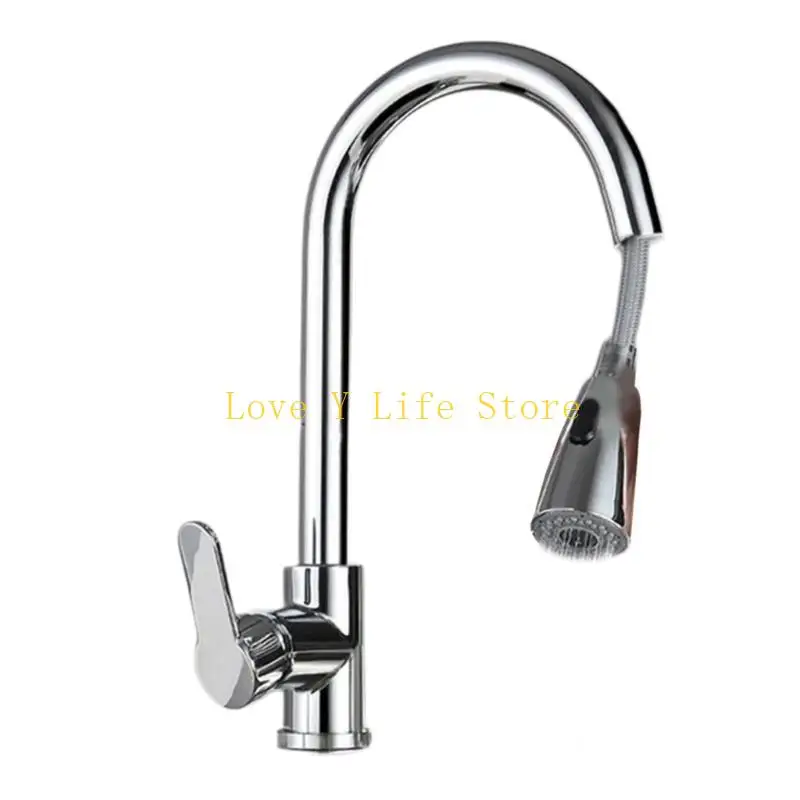 

L74C Multifunction Steel Kitchen Tap Featuring 360 Degree Rotates & Pull Out Designs Water Saving Faucet for Efficient