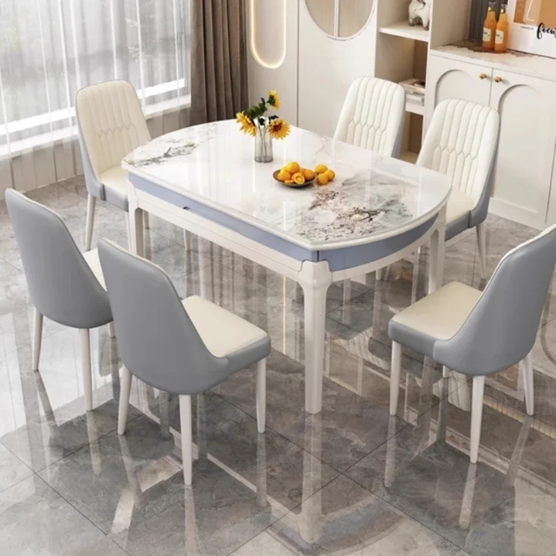 

Kawaii Living Room Dining Tables Chair Extendable Fold Restaurant Dining Tables Nordic Space Saving Modern Kitchen Furniture