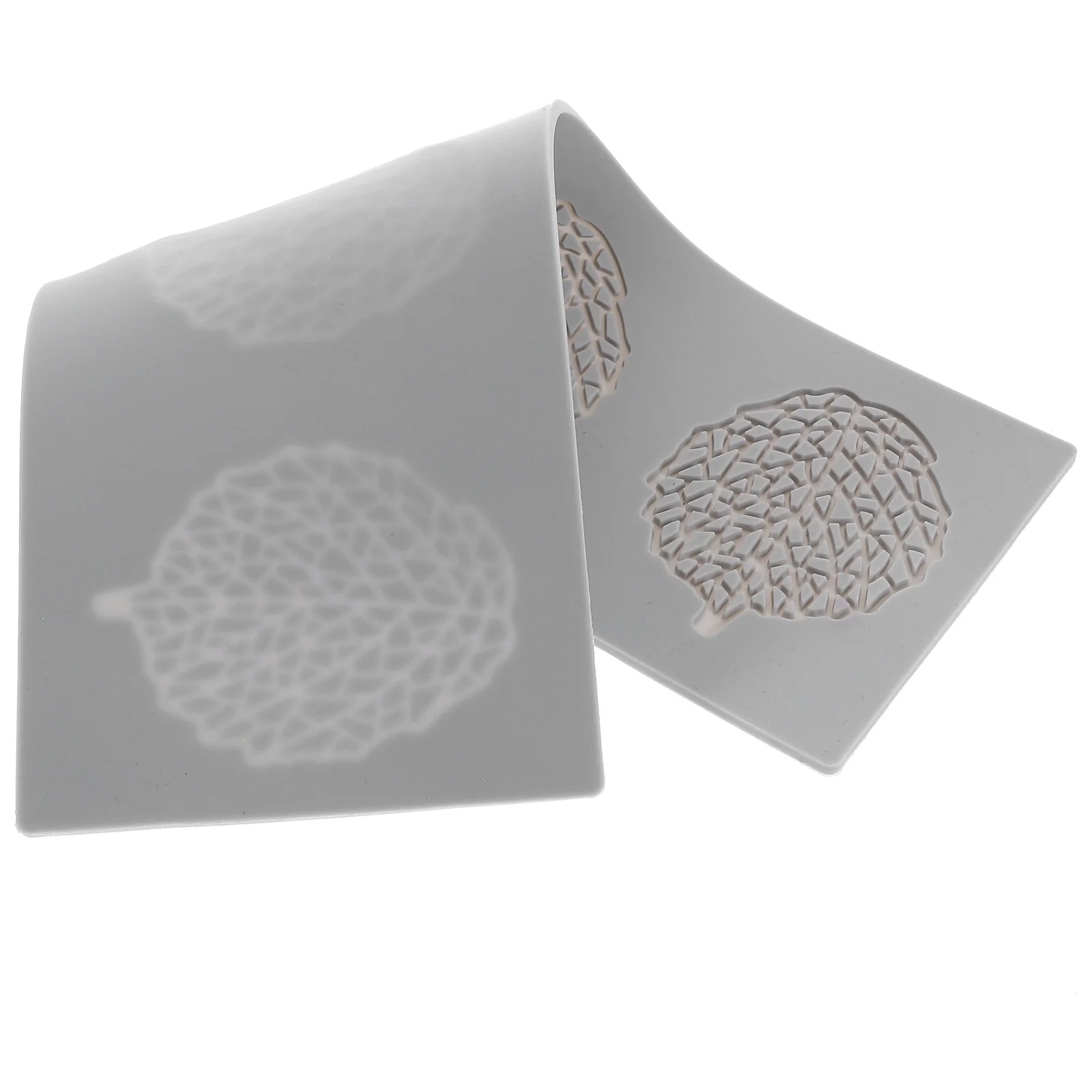

Flexible Leaf Fondant Mold Stencil Decorations Silica Gel Silicone Candy