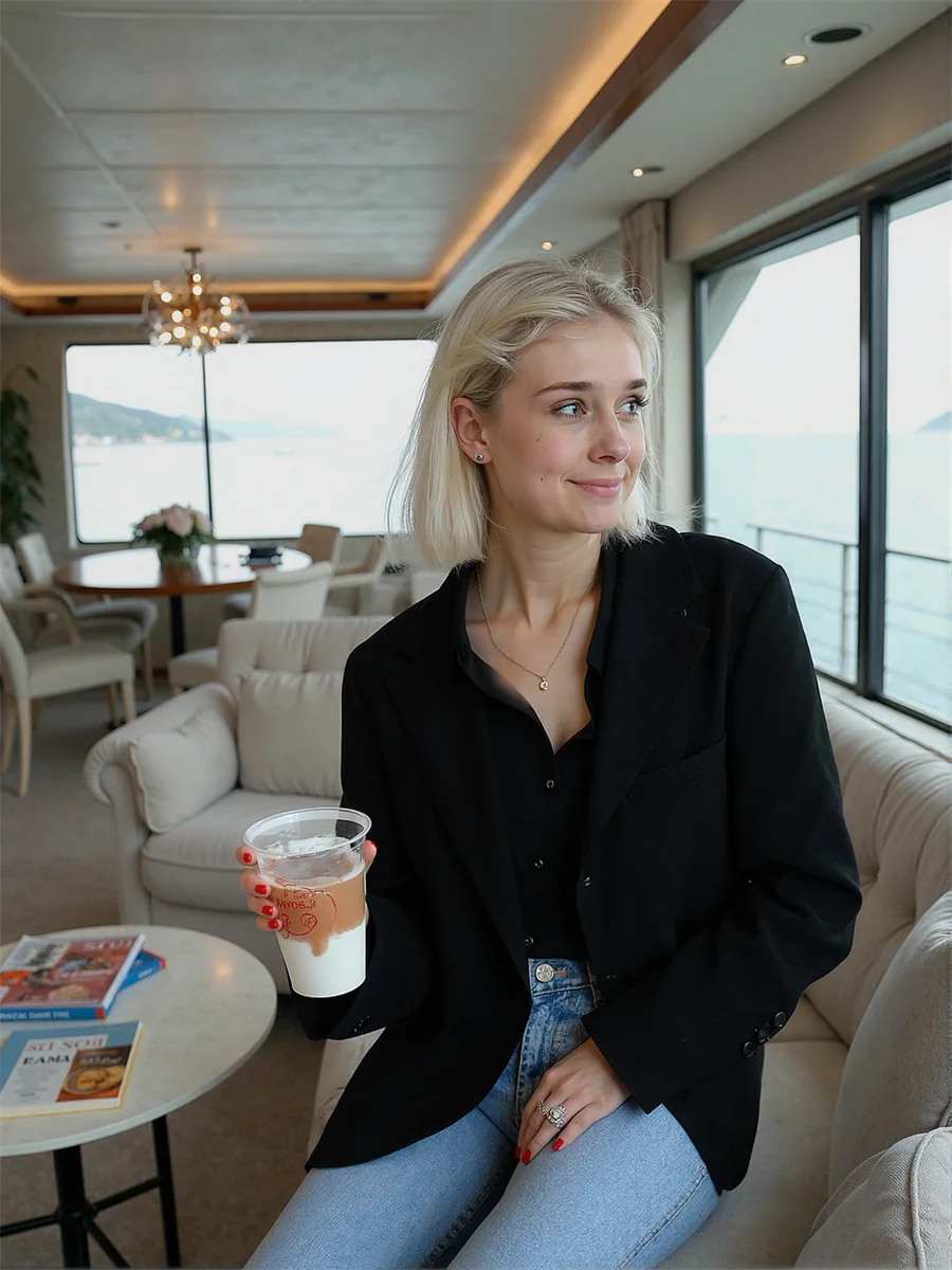 Effen klassieke blazers met enkele rij knopen voor dameskleding Dames Satijn-effect Romantisch wassen Eenvoud Ruche Mager Doorschijnend OL