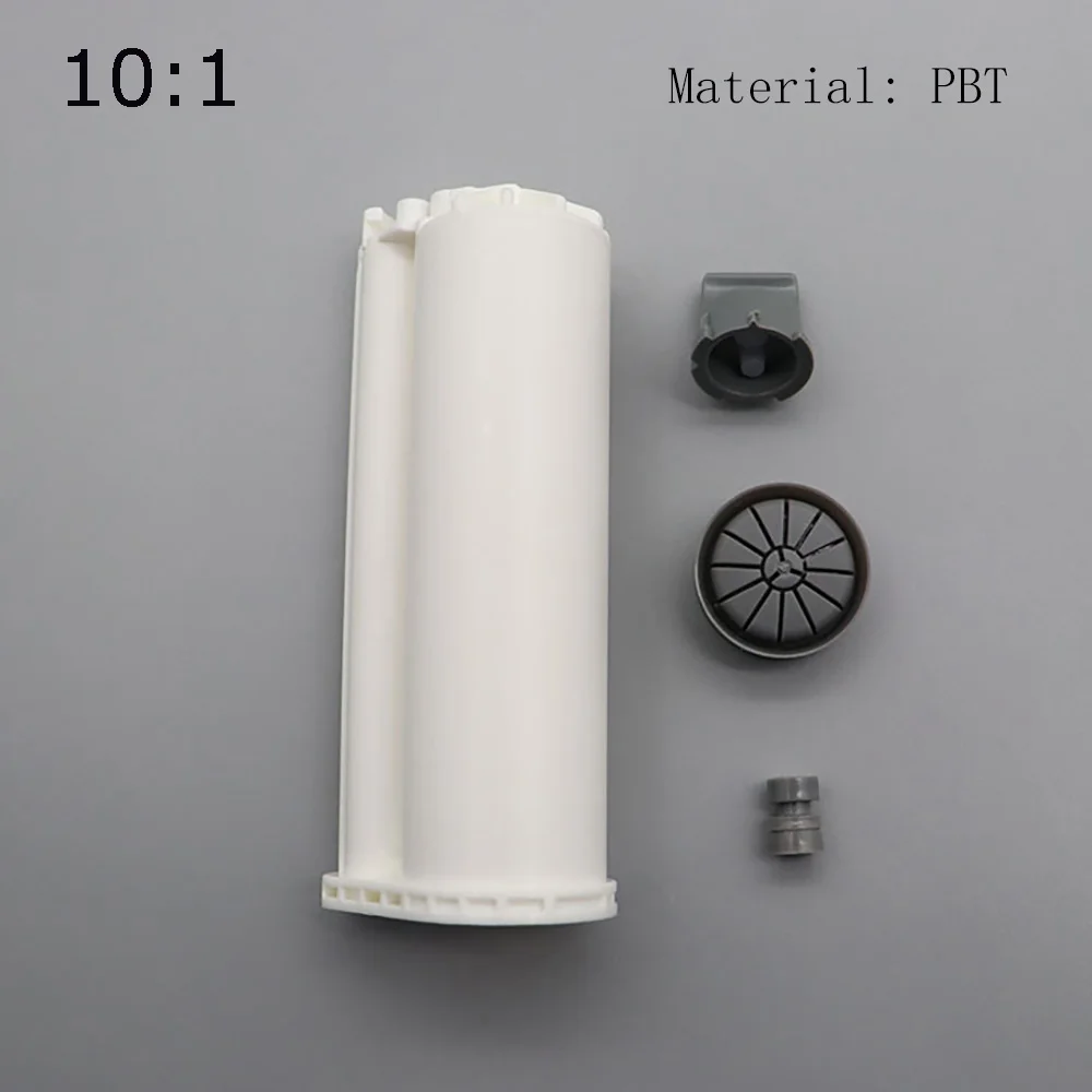 AB Dual -Group Colloid Mixed Tube 1: 1/2: 1/4:1/10: 1 Dual Liquid Plastic Cylinder