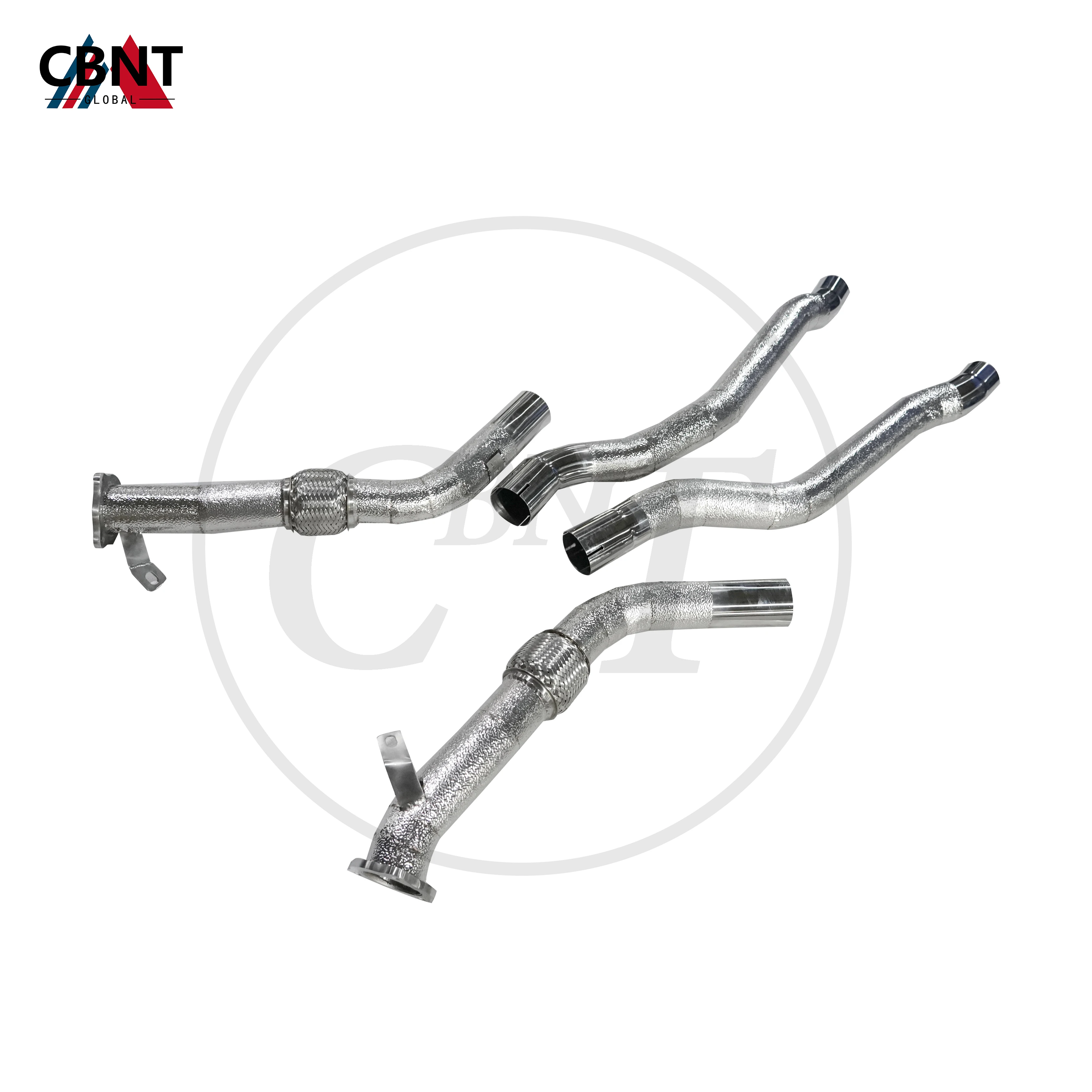 

CBNT Exhaust-pipe for Audi RS5 2.9T Front Pipe without Catalytic Converter High Quality SS304 Exhaust System