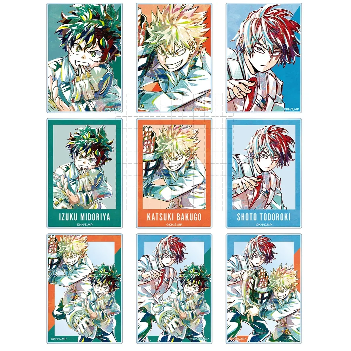 Game Shoto Todoroki Katsuki Bakugou Izuku Midoriya Acryl Stand Mini Figuur Pop Anime Sleutelhanger Cosplay Speelgoed Voor Cadeau