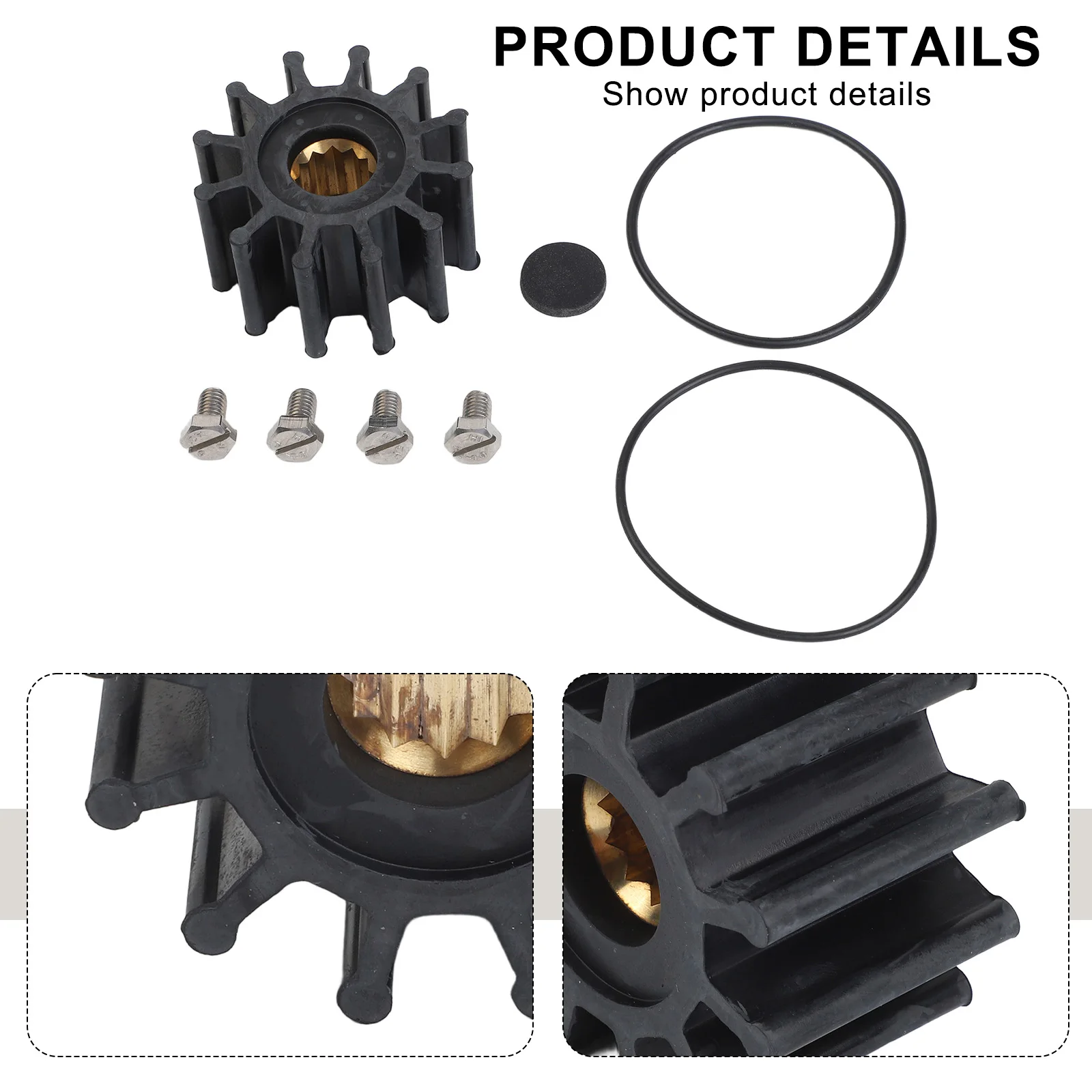 

Efficient Impeller Kit for Yanmar Diesel Engines 3JH 4JH Series Easy Installation with Components 12967042610 12967042531