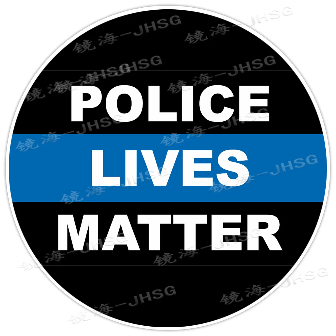 

Police Lives Matter Stickers - Scratch Stickers for Car and Motorcycle Bumpers