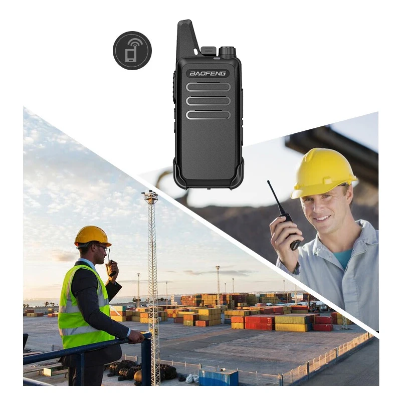 2PCS walkie talkie Baofeng T20 two-way wireless communication charging USB hunting handheld walkie talkie