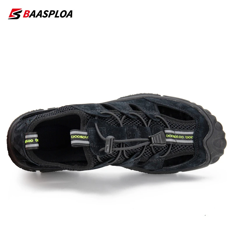 Baasploa Men Upstream Shoes Summer Outdoor Shoes Breathable Professional Aqua Shoes for Men Non-Slip Quick Drying Sandals