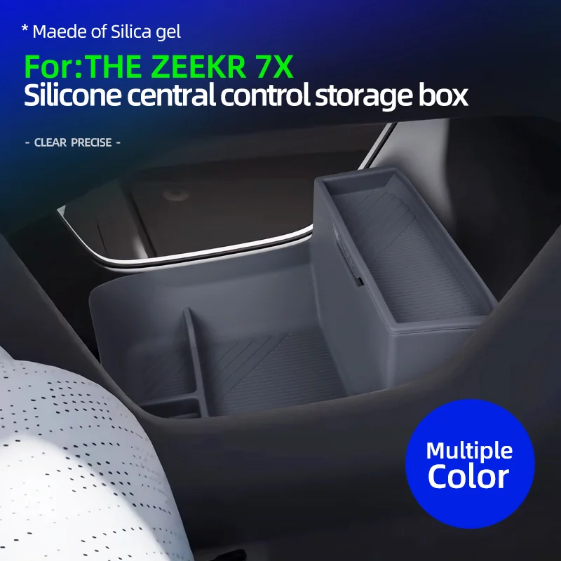 

Car accessories suitable for 2025 ZEEKR 7X dedicated center console lower storage box organizer interior modification accessorie