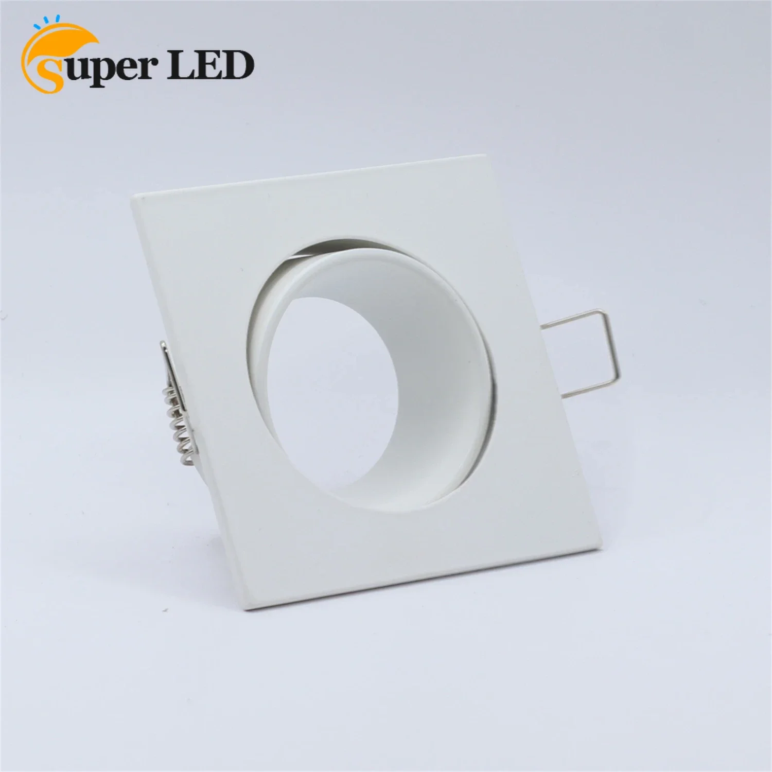 Super Bright Square LED Recessed Downlight 6W 3000K/6000K Ceiling Spot Lamp Home Decor Cut Out 70mm Fixture Frame