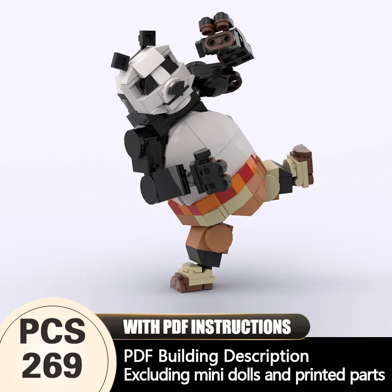 

Creators Animal Series Model MOC Building Bricks Ailuropoda Melanoleuca Modular Technology Gifts Holiday Assemble Children Toys