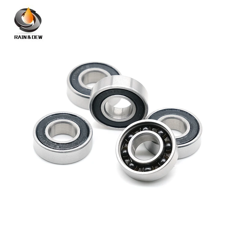 4Pcs 696RS CB 6x15x5mm Hybrid Ceramic Bearing ABEC-7 Bicycle Bottom Parts 6000 6200 6800 S6802 6900 S6902 S6903 15267 18287 RSCB view 6