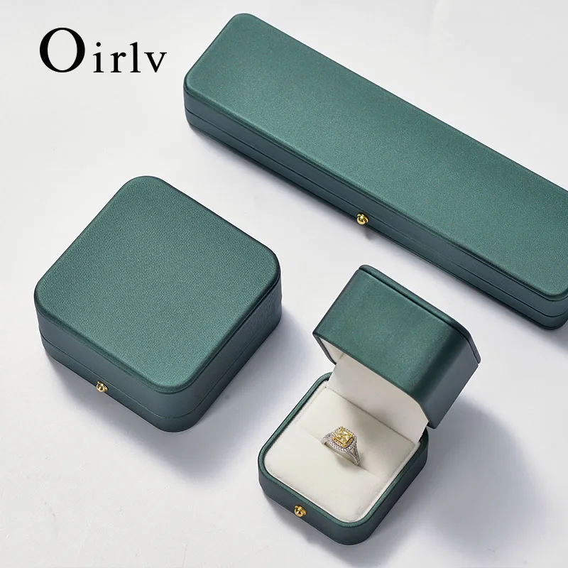 

Oirlv Jewelry Organizer Box for Women Ring Necklace Bracelet Storage Case Gift Box for Marriage Proposal Wedding Customization