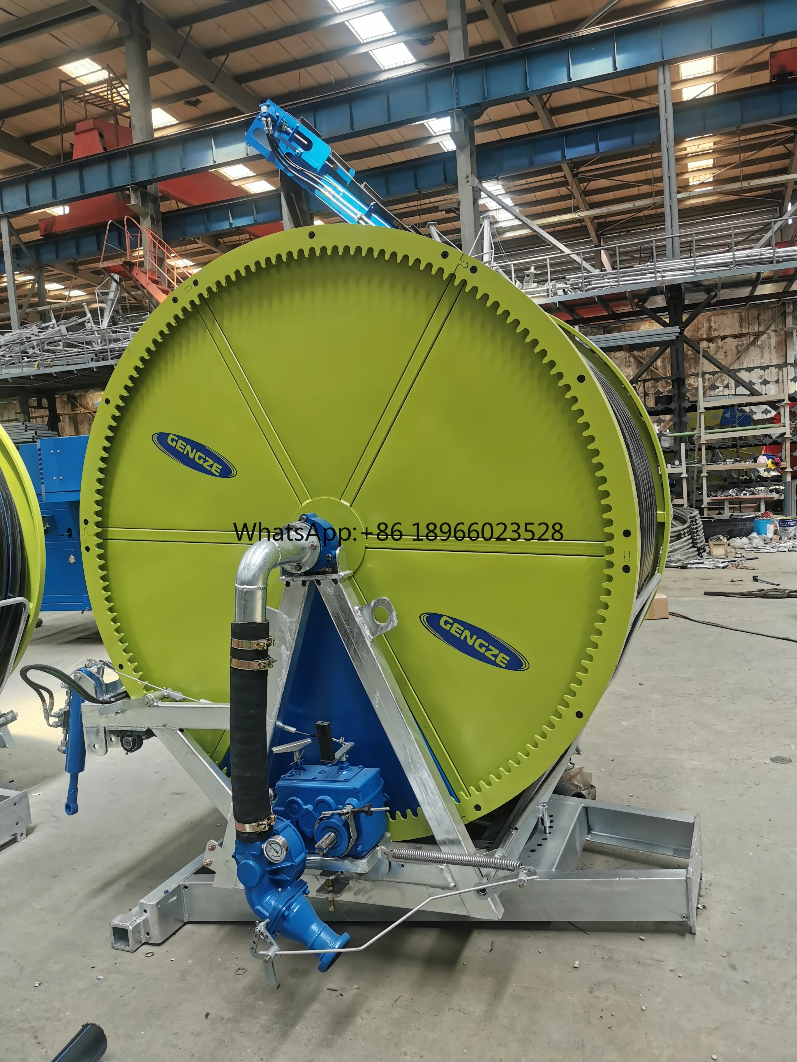 Hot sell  hose reel sprinkler irrigation system for sale