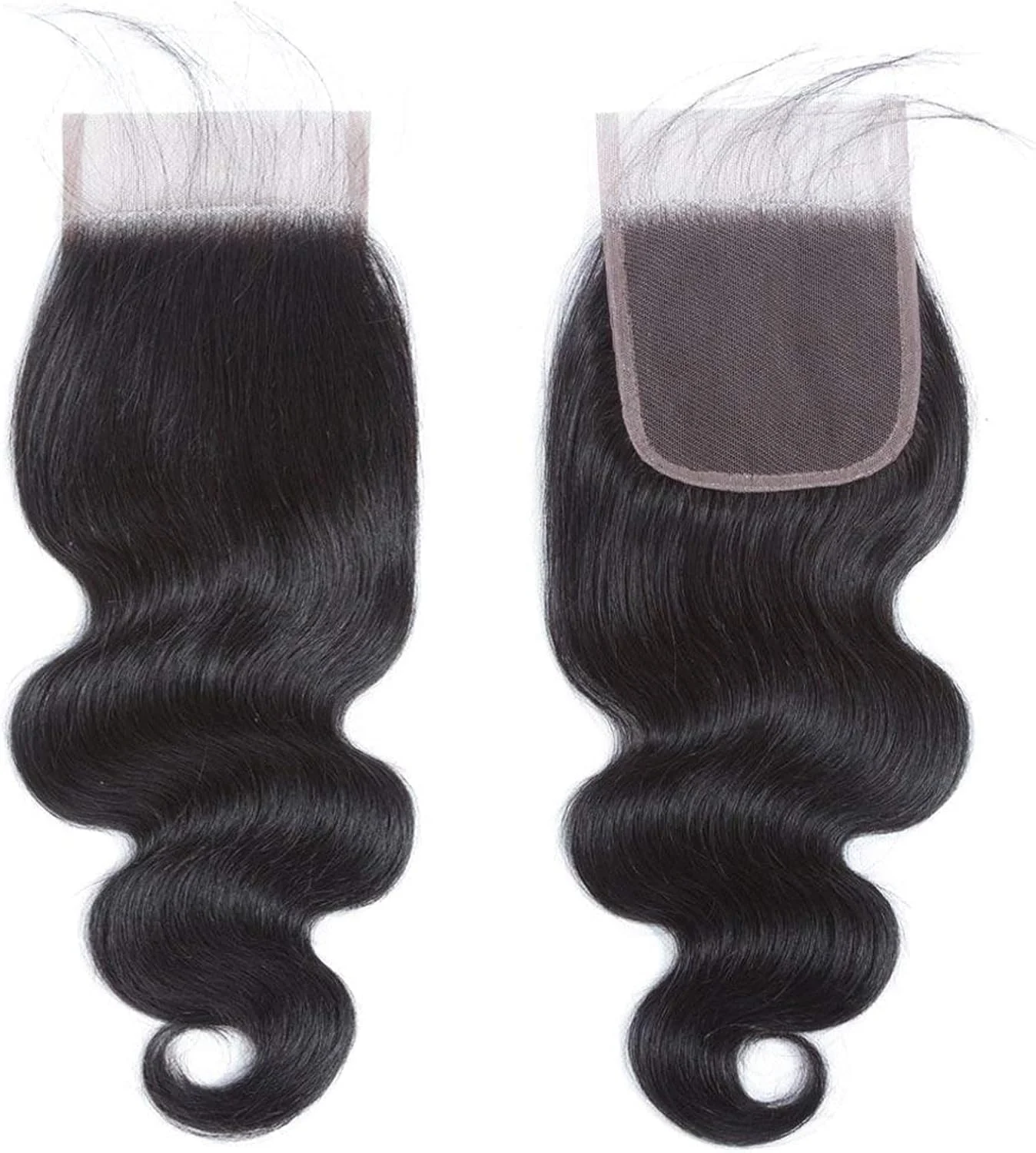 4x4 Lace Closure Body Wave Full 13x4 Lace Frontal Closure Hair Transparent Lace Human Hair Pre Plucke Baby Hair