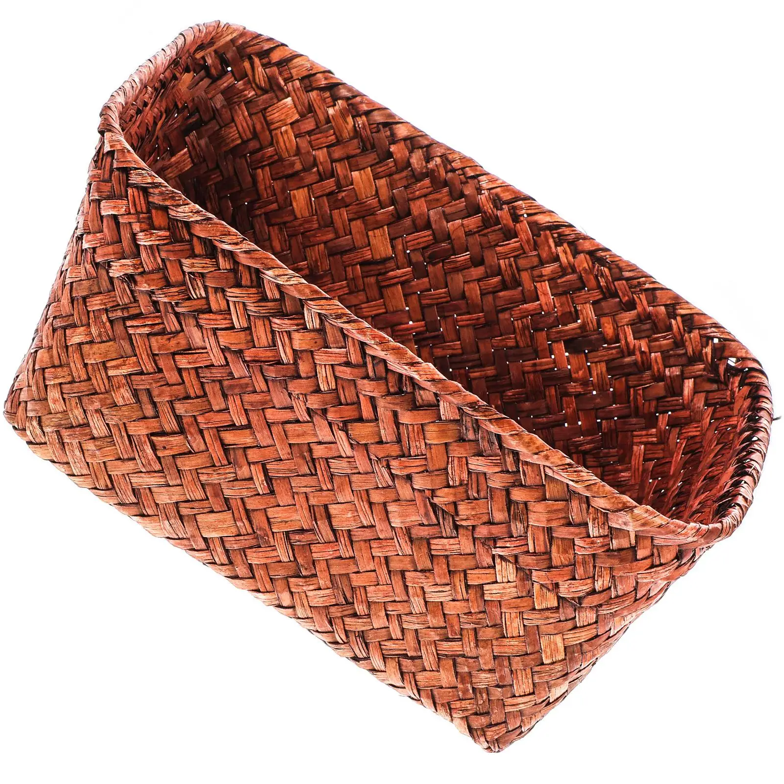 

Weave Basket Storage Container Desktop ganizer MidSize Portable Home Use Hamper Sundries Basket Tidy Desk Kitchen Living Room